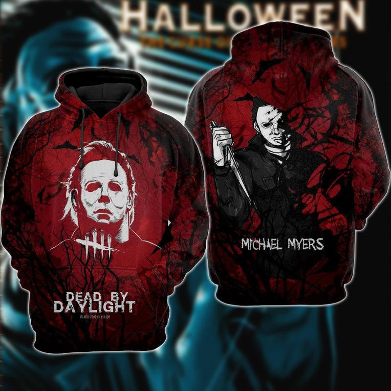 Michael Myers Fan Gift, Michael Myers Dead By Day Light All Over Print Hoodie