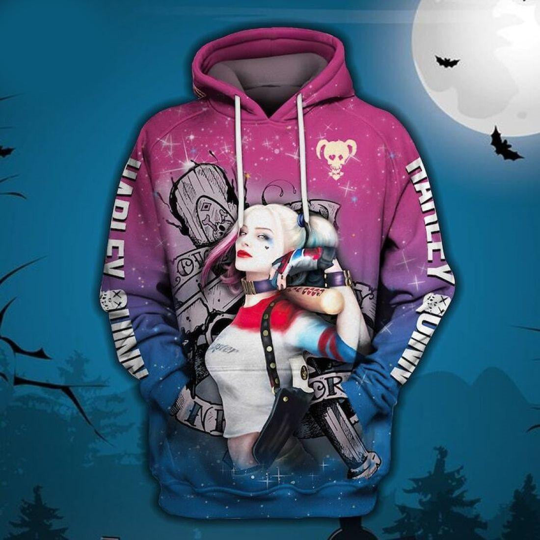 Harley Quinn All Over Print Hoodie