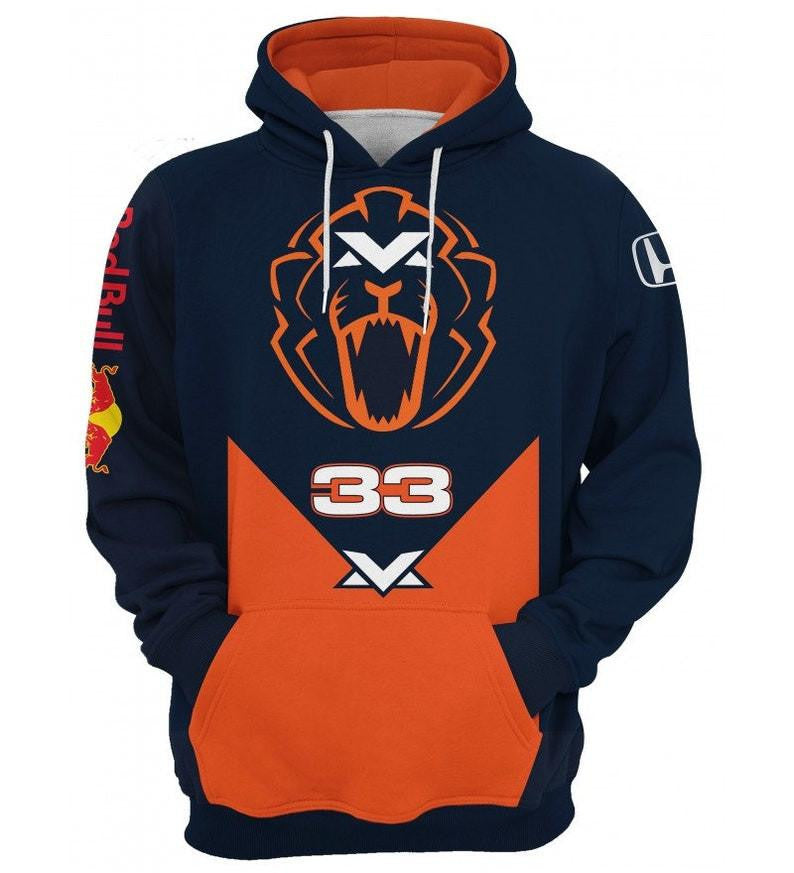 Max Verstappen Mv33 Red Bull Racing All Over Print Hoodie 361