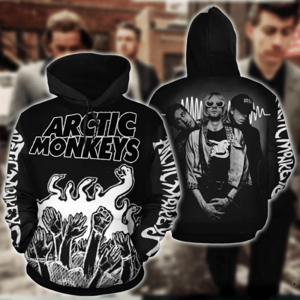Arctic Monkeys English Rock Band Graphic 2k575 Lover Gift ,arctic Monkeys Music Band All Over Print 3d Hoodie