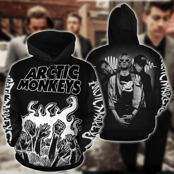 Arctic Monkeys English Rock Band Graphic 2k575 Lover Gift ,arctic Monkeys Music Band All Over Print 3d Hoodie