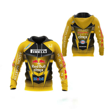 Red Bull Racing All Over Print Hoodie, Zip Hoodie 341