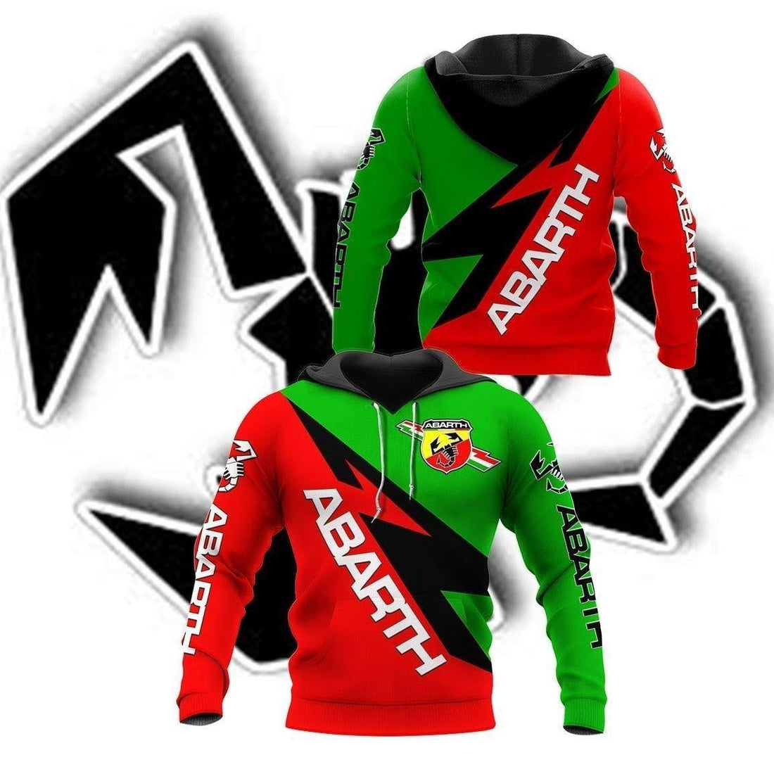 Abarth Shirt Fan Gift 13, Stylist Unisex 3d Hoodie Zip Hoodie