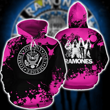 Ramones Rock Band Thank You For The Memories 2k590 Lover Gift ,ramones Rock Band All Over Print 3d Hoodie