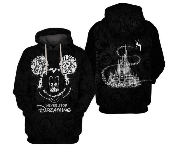 Mickey Mouse Comics Disney Cartoon Bling 2k744 Lover Gift ,mickey Disney All Over Print 3d Hoodie