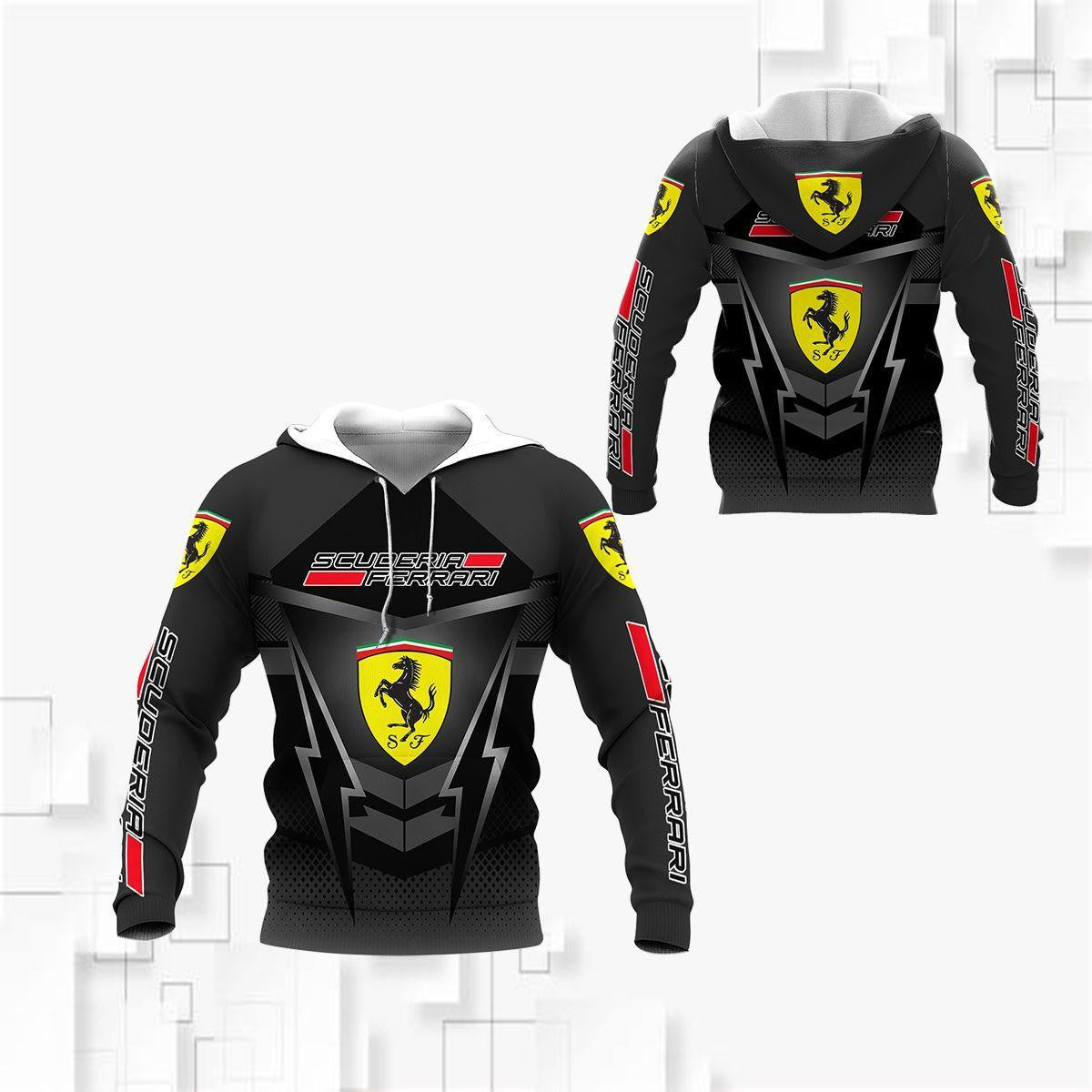 Scuderia Ferrari Luxyry Racing Car F1 8k157 Fan Gift 3d Zip Hoodie Hoodie Ii0