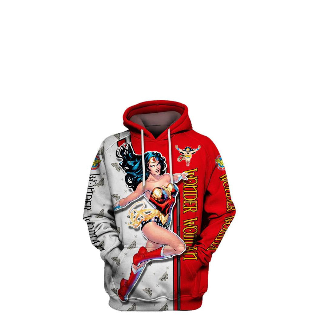 Wonder Woman Cartoon Ver15 All Over Print Hoodie