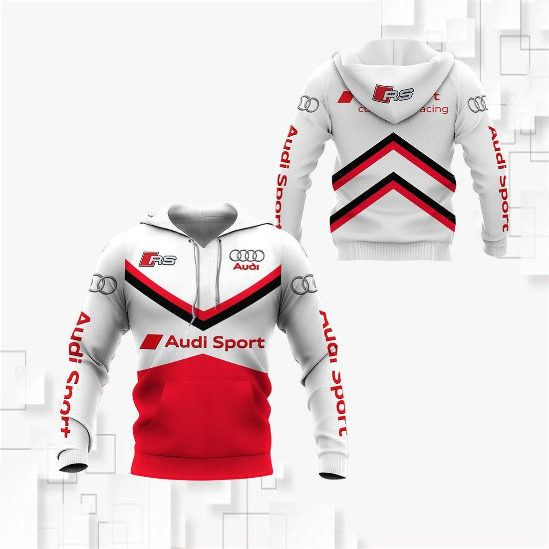 Audi Sport Luxury Car 8k319 Fan Gift 3d Zip Hoodie Hoodie Ii0