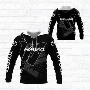 Toyota Rav4 Shirt Fan Gift 362, Stylist Unisex 3d Hoodie Zip Hoodie