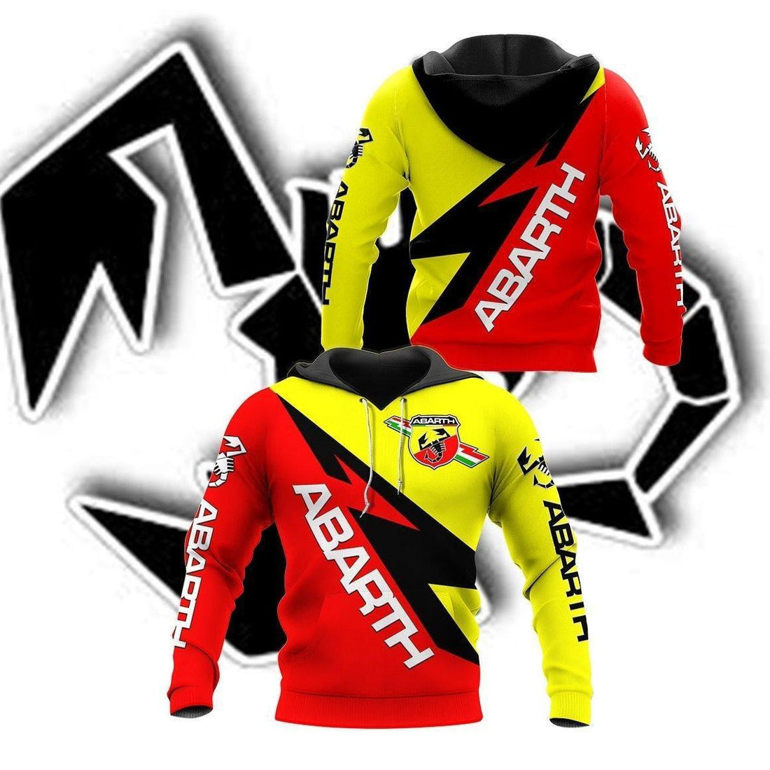 Abarth Shirt Fan Gift 16, Stylist Unisex 3d Hoodie Zip Hoodie