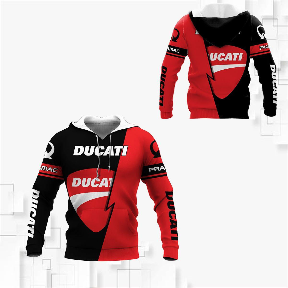 Ducati Pramac Racing All Over Print Hoodie, Zip Hoodie 457