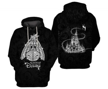 Eeyore Winnie The Pooh Bling Disney Cartoon 2k757 Lover Gift,eeyore Bling Disney All Over Print 3d Hoodie
