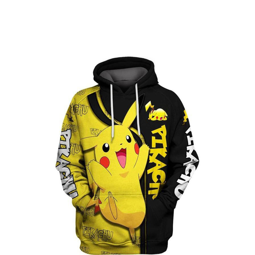 Cute Pikachu, Pikachu Pokemon Ver11 All Over Print Hoodie