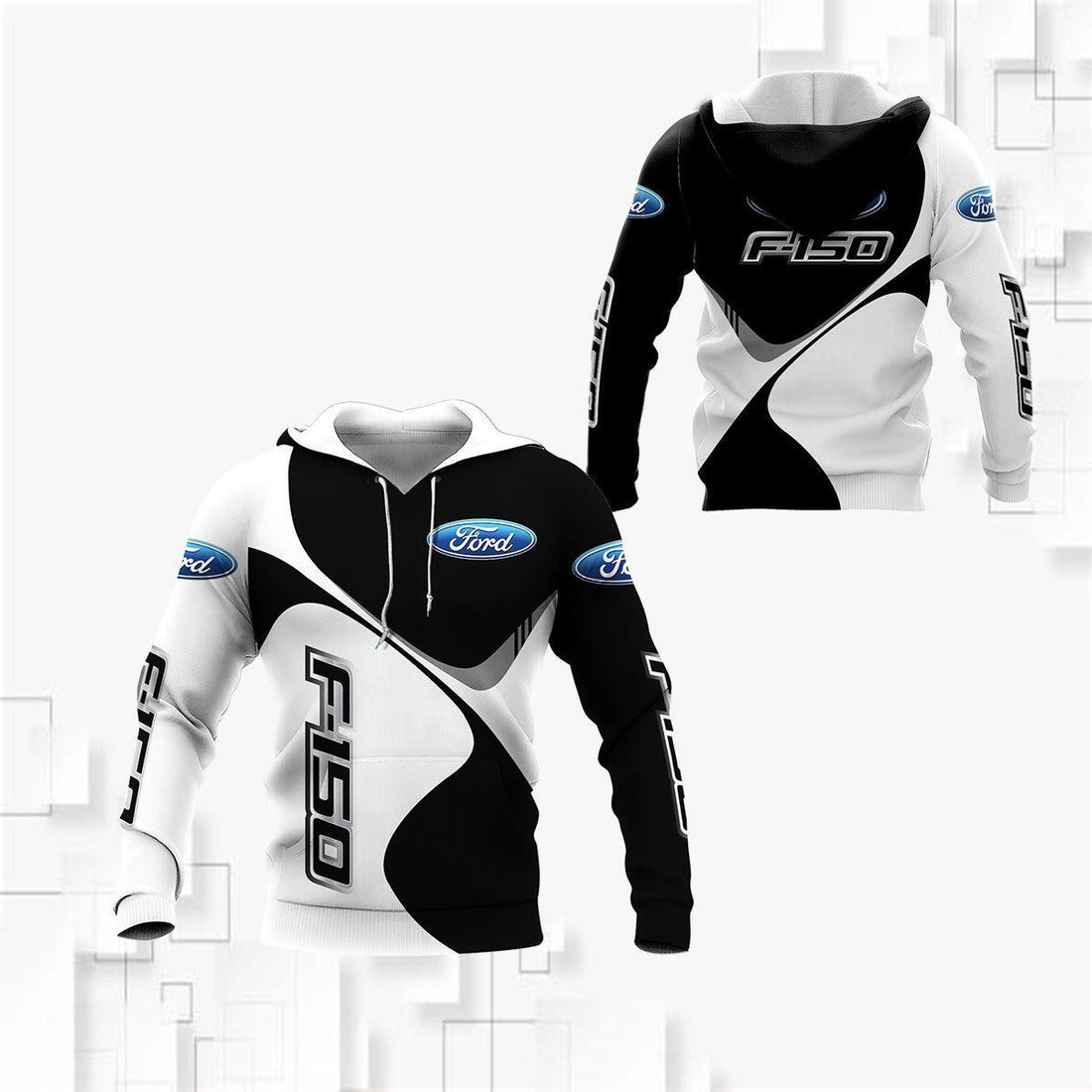 Ford F150 Shirt Fan Gift 333, Stylist Unisex 3d Hoodie Zip Hoodie