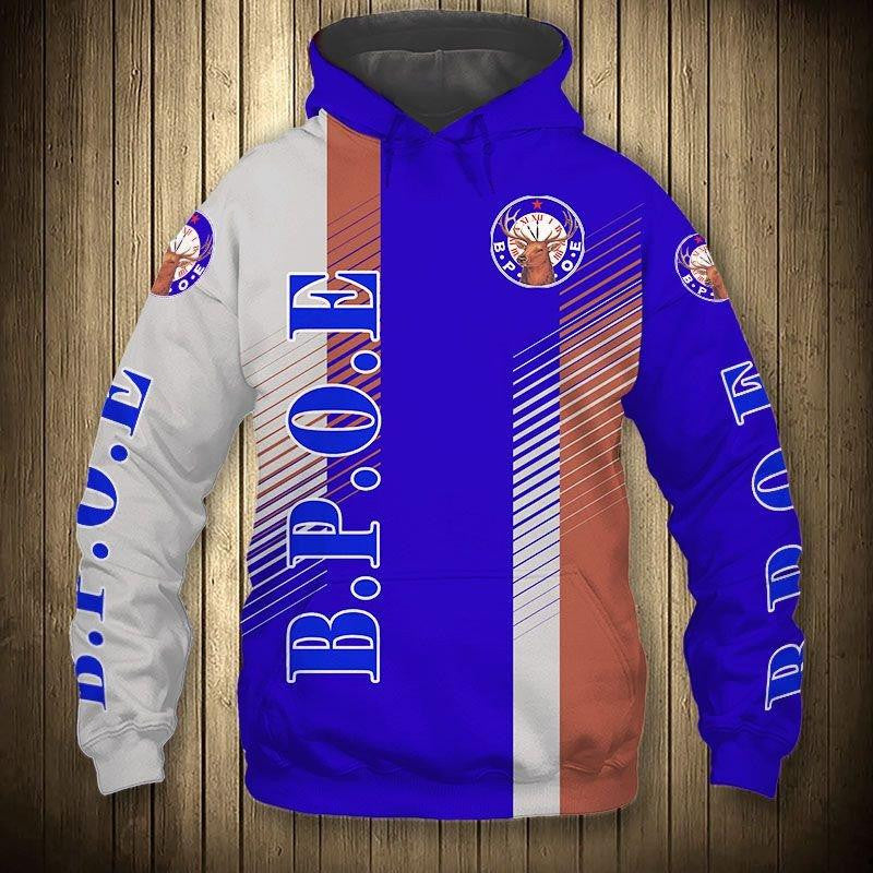 Benevolent And Protective Order Of Elks 5k434 Fan Gift Stylist Unisex Cartoon 3d Hoodie Zip Hoodie