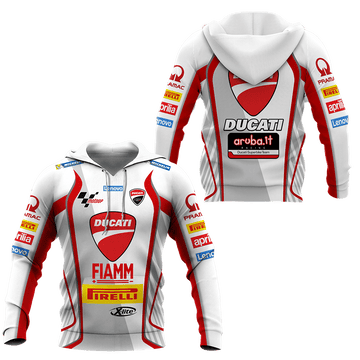 Ducati Superbike Team All Over Print Hoodie, Zip Hoodie 479