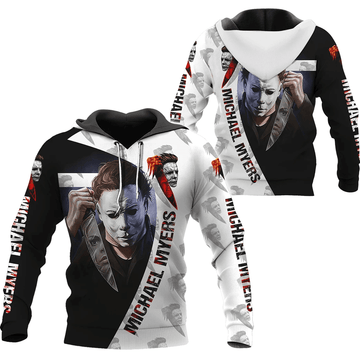 Michael Myers Horror Movie Halloween 3d Hoodie Zip Hoodie