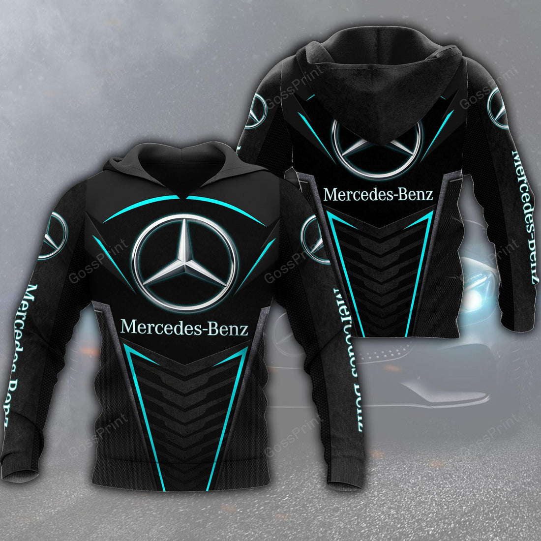 Mercedes Benz Aop Hoodie