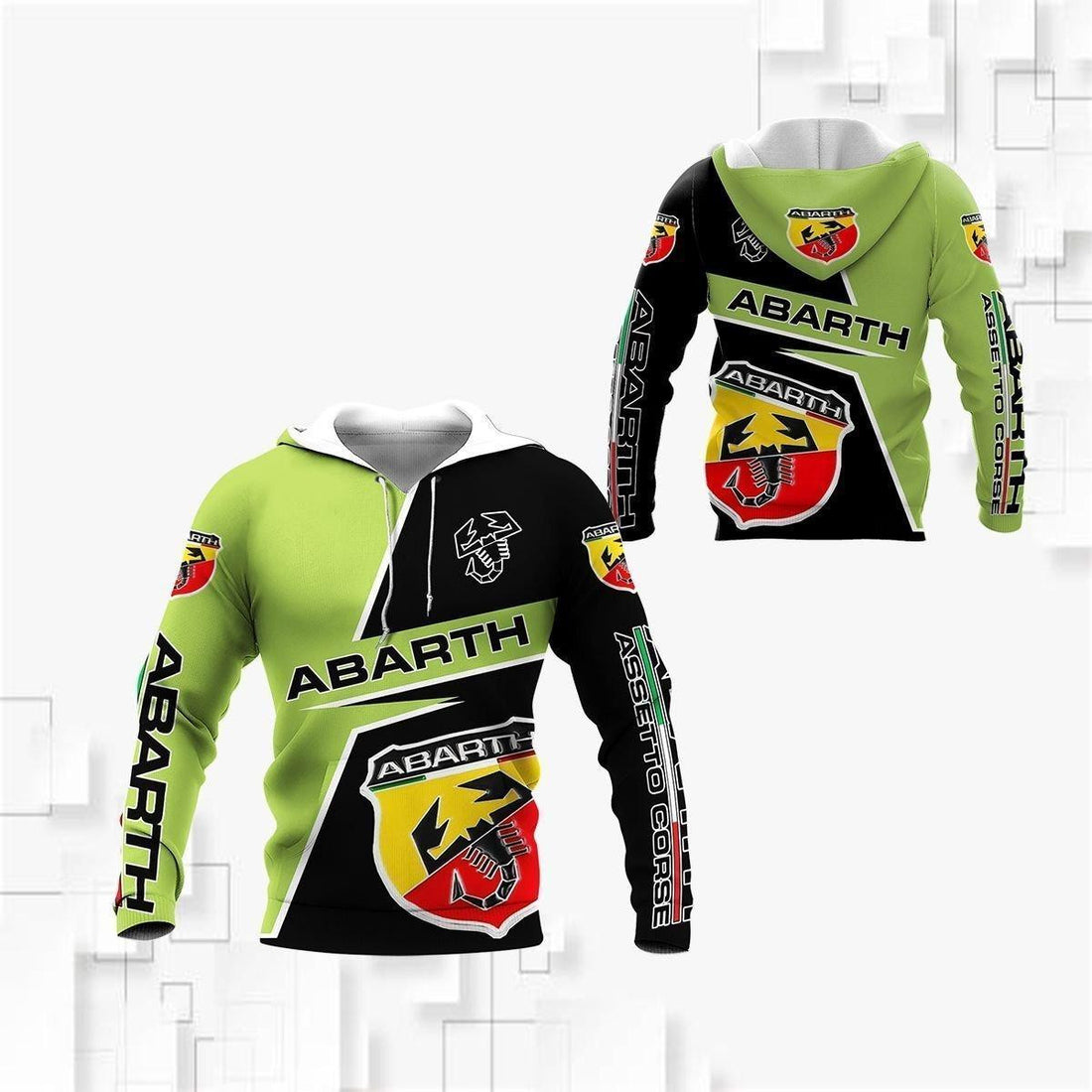 Abarth Shirt Fan Gift 14, Stylist Unisex 3d Hoodie Zip Hoodie