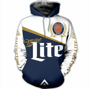 Miller Lite Pilsner Beer 3d All Over Print Hoodie 373