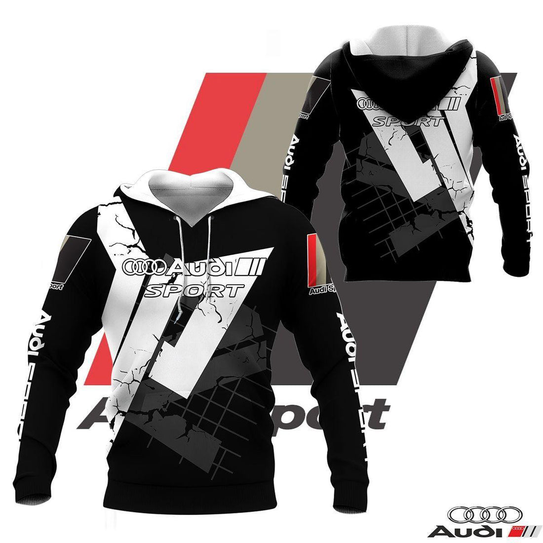Audi Sport Luxury Car 8k259 Fan Gift 3d Zip Hoodie Hoodie Ii0
