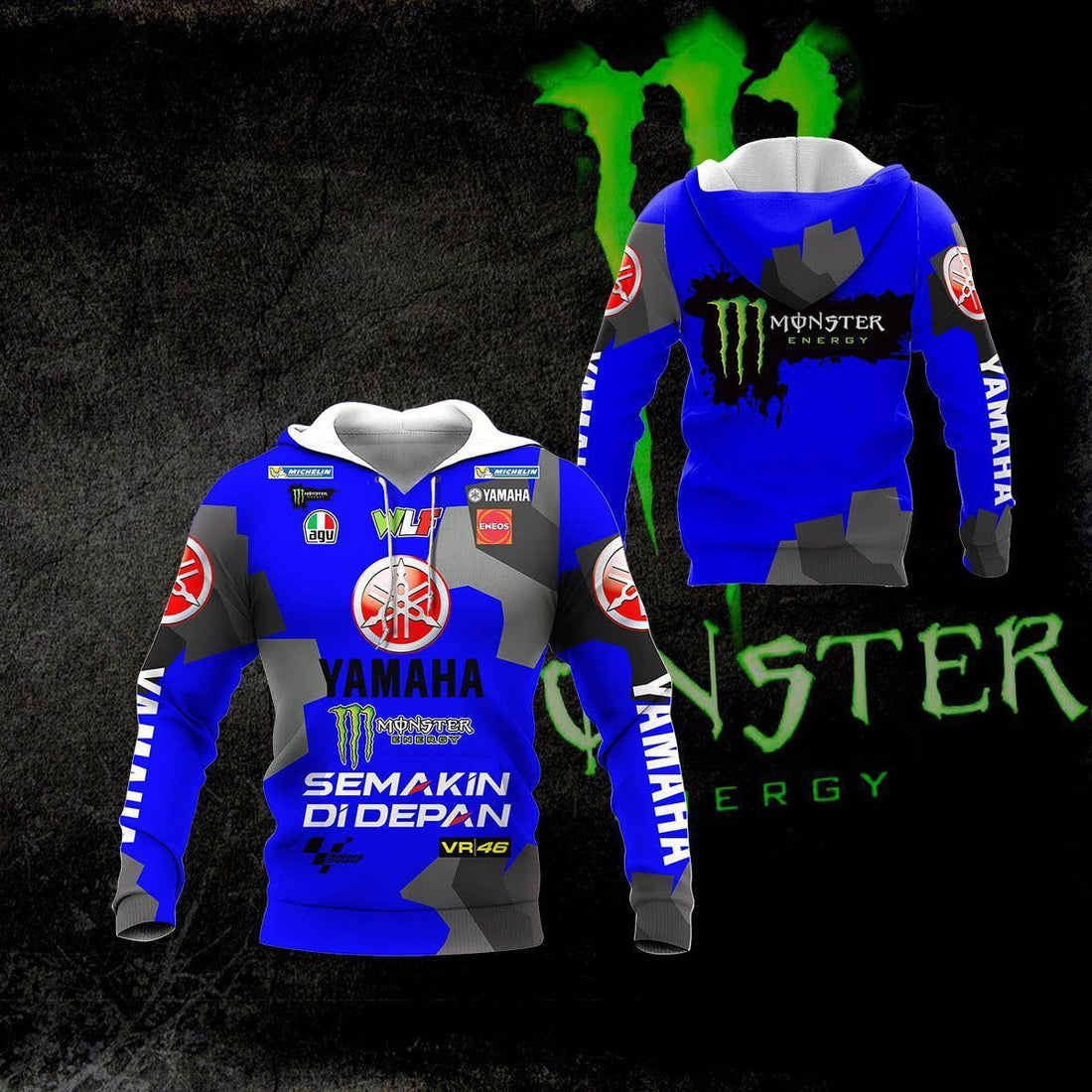 Yamaha Shirt Fan Gift 252, Stylist Unisex 3d Hoodie Zip Hoodie