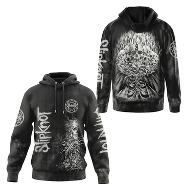Slipknot Heavy Metal Band 12 Fan Gift, Slipknot Heavy Metal Band Aop Hoodie