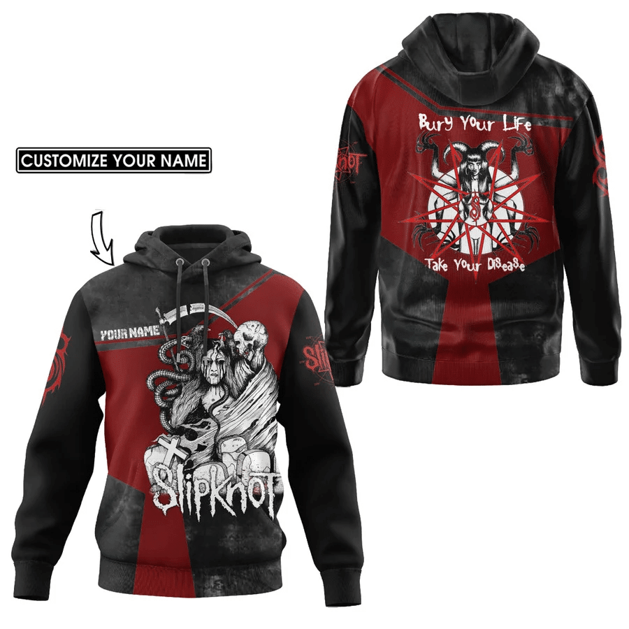 Custom Name Slipknot Heavy Metal Band 15 Fan Gift, Slipknot Heavy Metal Band Aop Hoodie