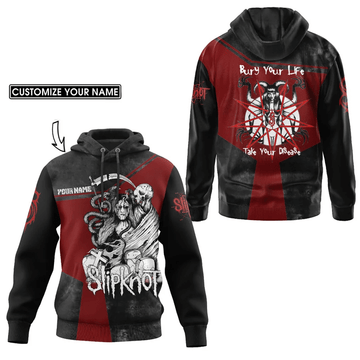 Custom Name Slipknot Heavy Metal Band 15 Fan Gift, Slipknot Heavy Metal Band Aop Hoodie