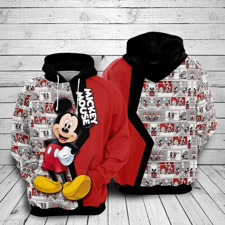 Mickey Mouse Disney, Mickey Comic Ver11 Aop Hoodie, Zip Hoodie