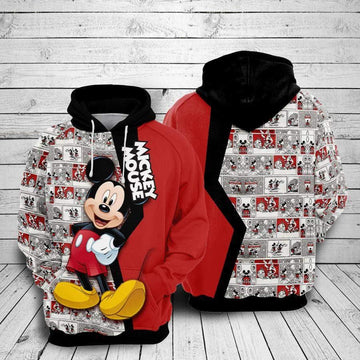 Mickey Mouse Disney, Mickey Comic Ver11 Aop Hoodie, Zip Hoodie