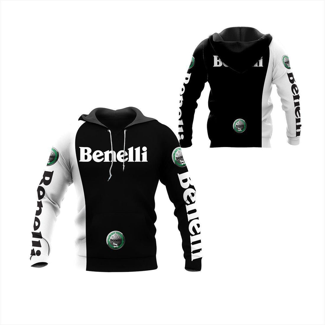 Benelli Shirt Fan Gift 108, Stylist Unisex 3d Hoodie Zip Hoodie