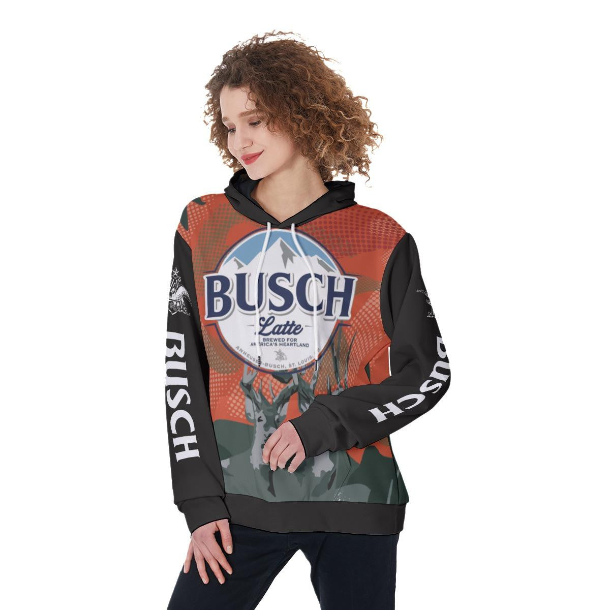 Busch Latte Hoodie, Busch Beer Hoodie, Deer Hunting Hoodie