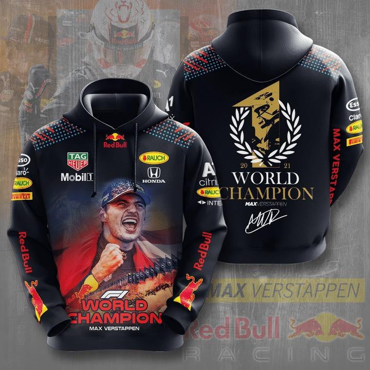 Fomula 1 World Champion 2021 Max Verstapen All Over Print Shirt Hoodie