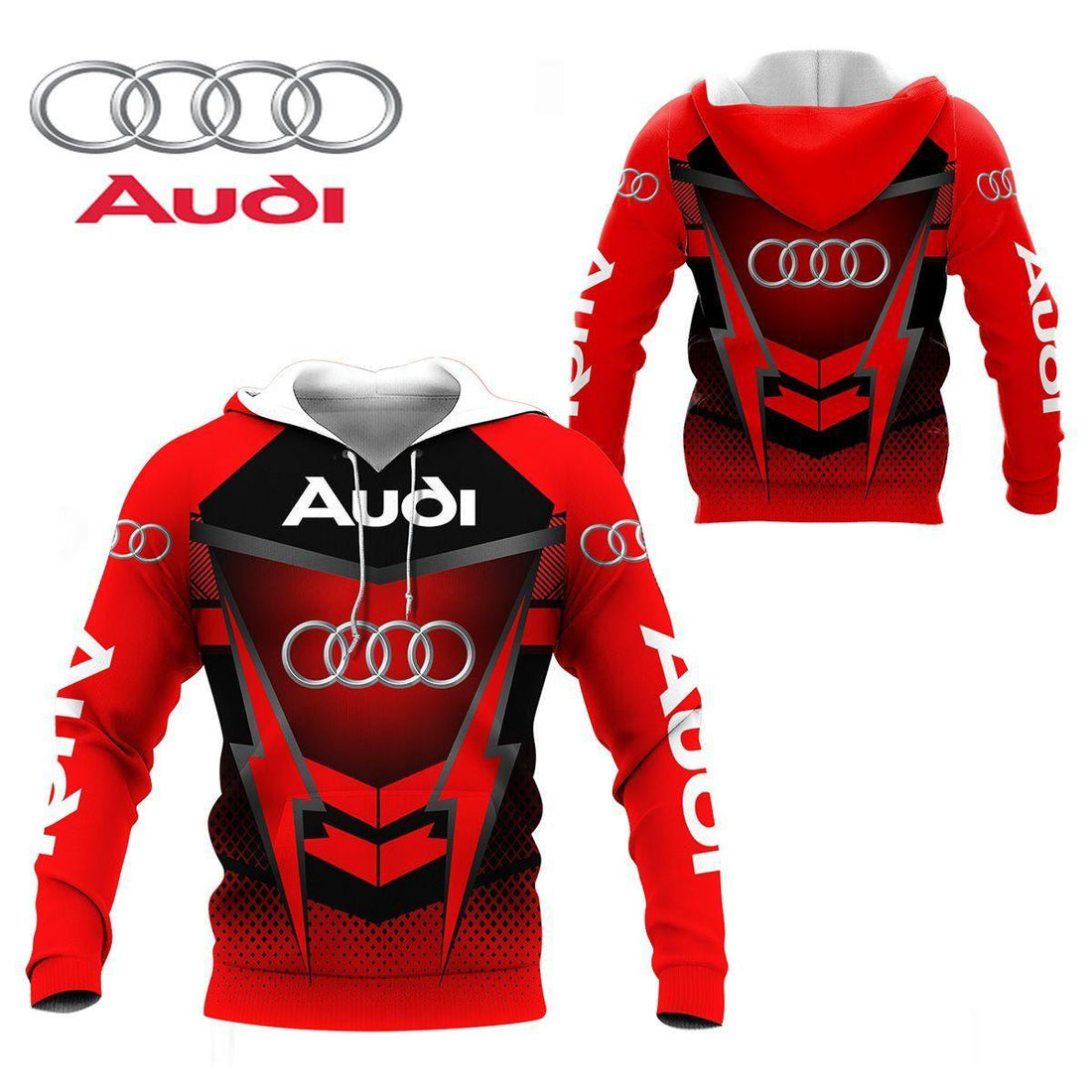Audi Shirt Fan Gift 442, Stylist Unisex 3d Hoodie Zip Hoodie