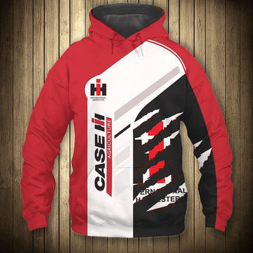 Case Ih Agriculture 5k458 Fan Gift Stylist Unisex Cartoon 3d Hoodie Zip Hoodie