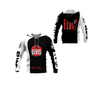 Elvis Presley Shirt Fan Gift 177, Stylist Unisex 3d Hoodie Zip Hoodie
