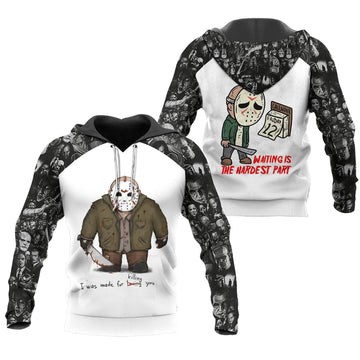 Jason Voorhees Friday The 13th Aop Hoodie And Zip Hoodie 2, Gift For Fan 3d All Over Print Shirt Hoodie