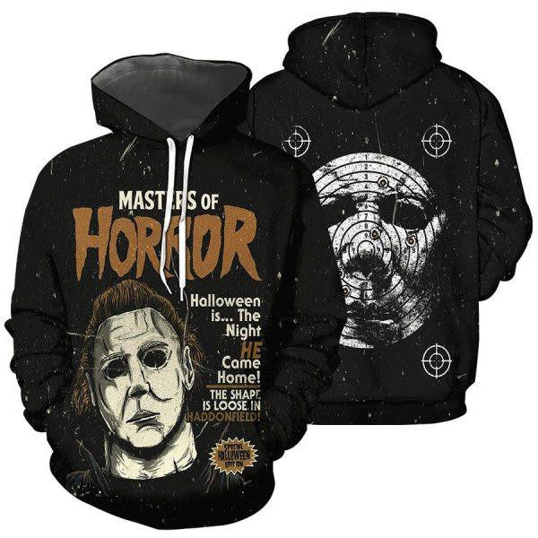 Michael Myers Masters Of Horror Movies 2k516 Lover Gift,michael Myers All Over Print 3d Hoodie