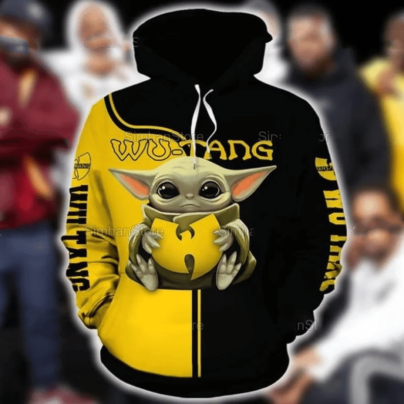Baby Yoda Star Wars Wu Tang Clan Hip Hop,wu Tang Clan Rock And Roll 2k718 Fan Gift 3d Hoodie