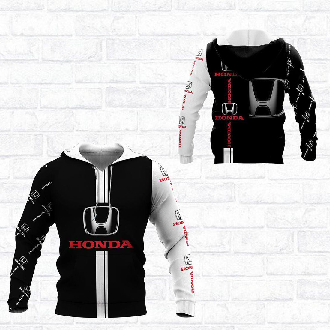 Honda Shirt Fan Gift 985, Stylist Unisex 3d Hoodie Zip Hoodie