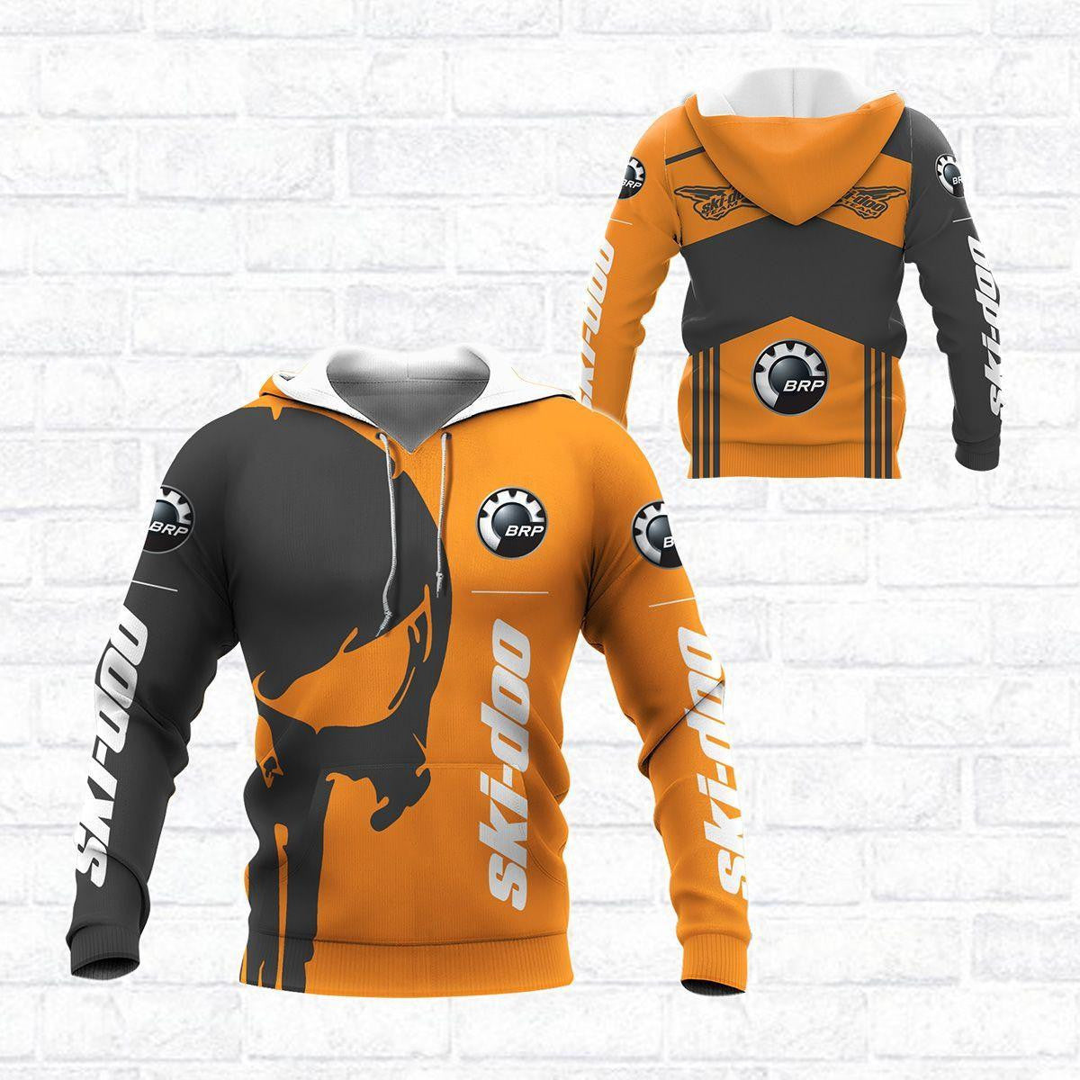 Skull Ski-doo Racing Team 7k808 Fan Gift 3d Zip Hoodie Hoodie Ii0