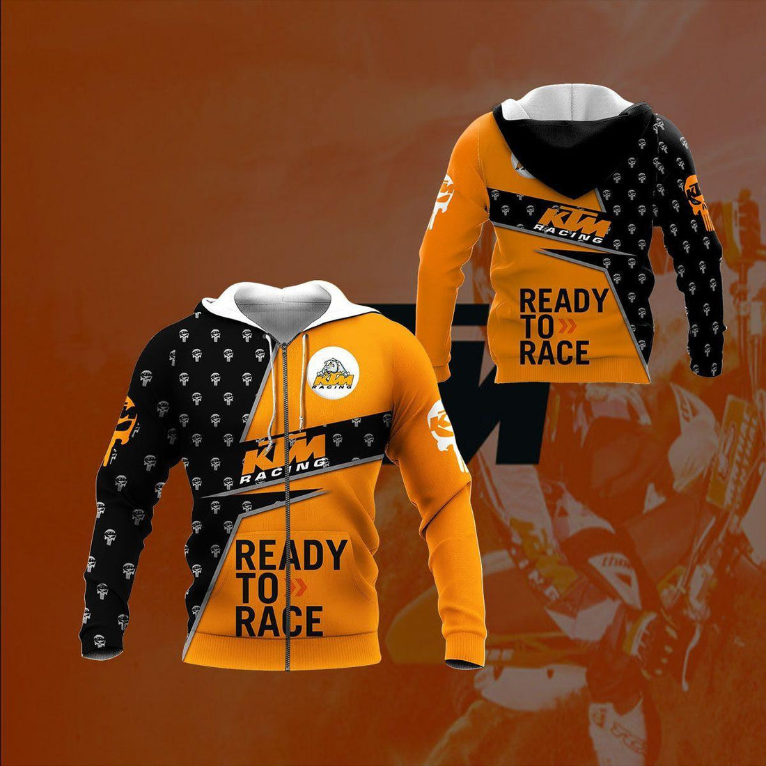 Ktm Factory Racing F1 8k80 Fan Gift 3d Zip Hoodie Hoodie Ii0