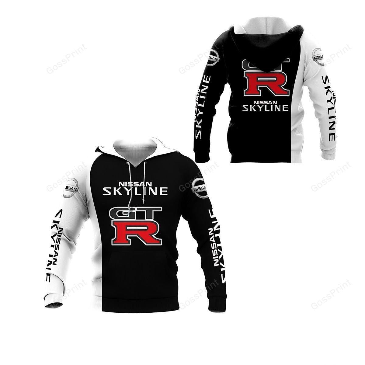 Nissan Skyline Gtr All Over Print Hoodie, Zip Hoodie 154