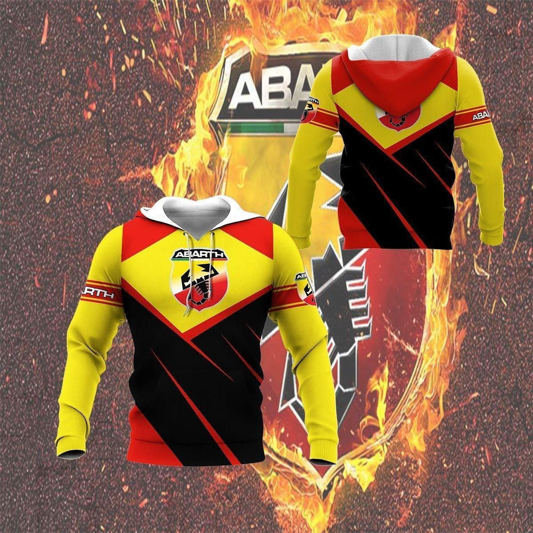 Abarth Shirt Fan Gift 7, Stylist Unisex 3d Hoodie Zip Hoodie