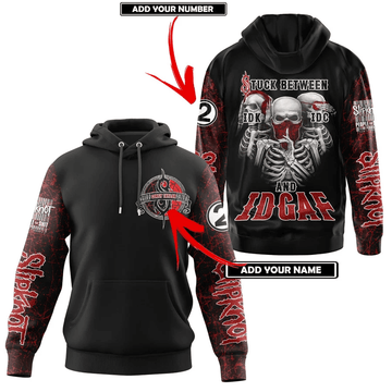 Custom Name &amp; Number Slipknot Heavy Metal Band 17 Fan Gift, Slipknot Heavy Metal Band Aop Hoodie