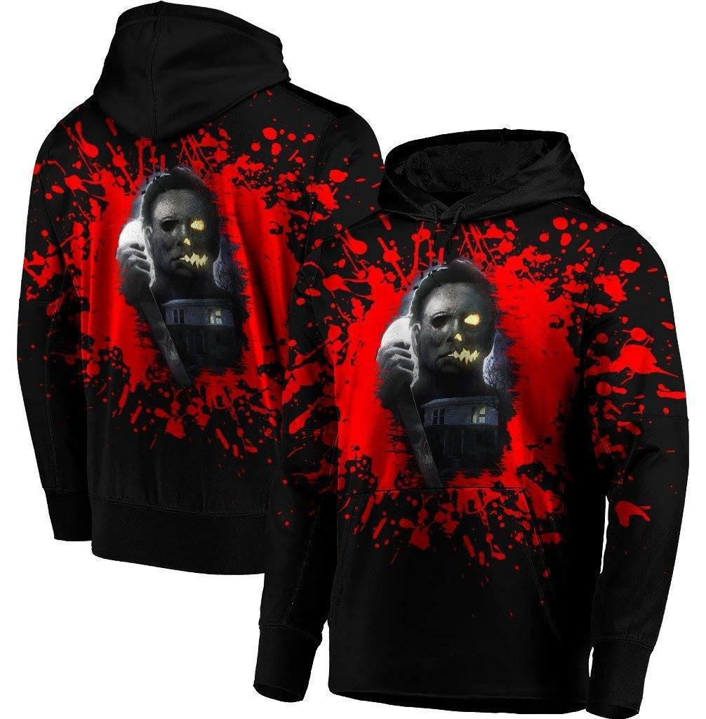Halloween Scary Night Michael Myers Hoodie