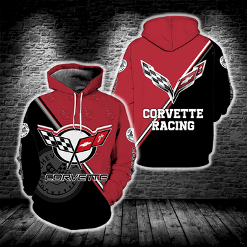 Corvette Racing All Over Print Hoodie
