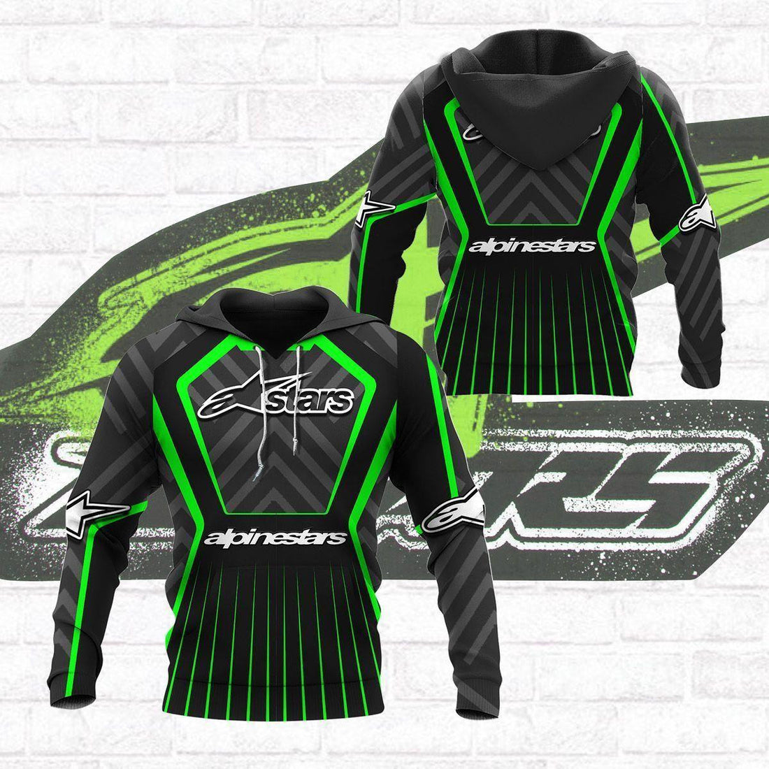 Alpinestars Shirt Fan Gift 881, Stylist Unisex 3d Hoodie Zip Hoodie