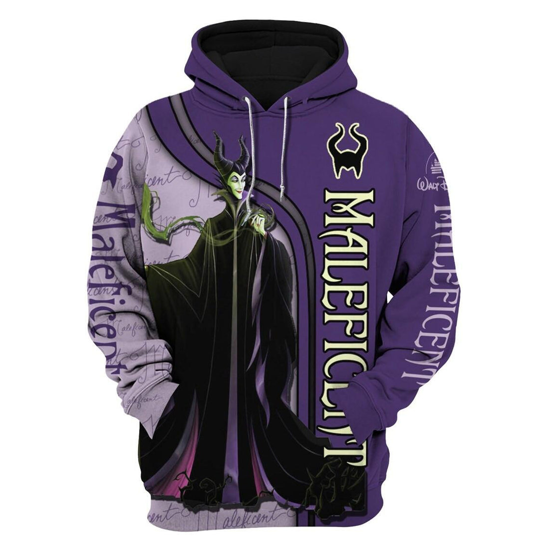 Maleficent Fan Gift, Maleficent Gift, Stylist Unisex Cartoon Graphic Outfits Aop Hoodie, Zip Hoodie